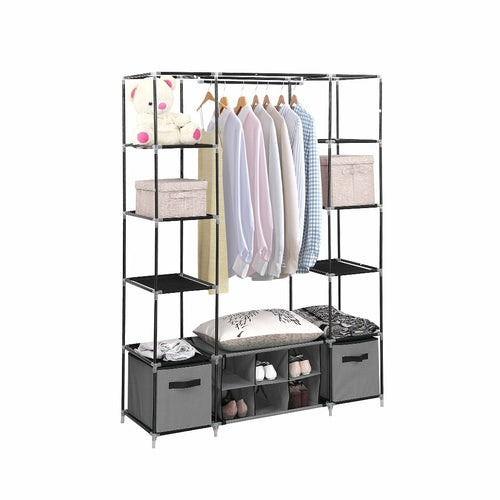 Levede Portable Wardrobes Shoe Rack Large Clothes Cabinet Closet