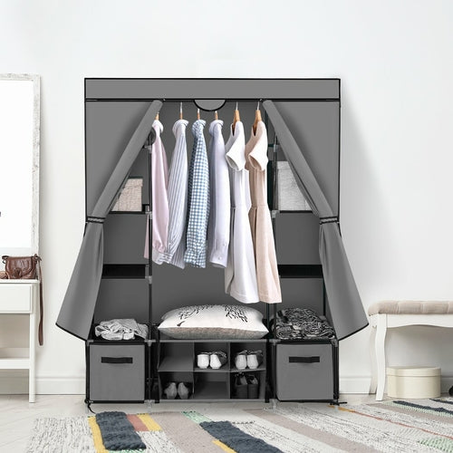 Levede Portable Wardrobes Shoe Rack Large Clothes Cabinet Closet