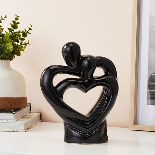 Passionate Romantic Couple Ceramic Statue
